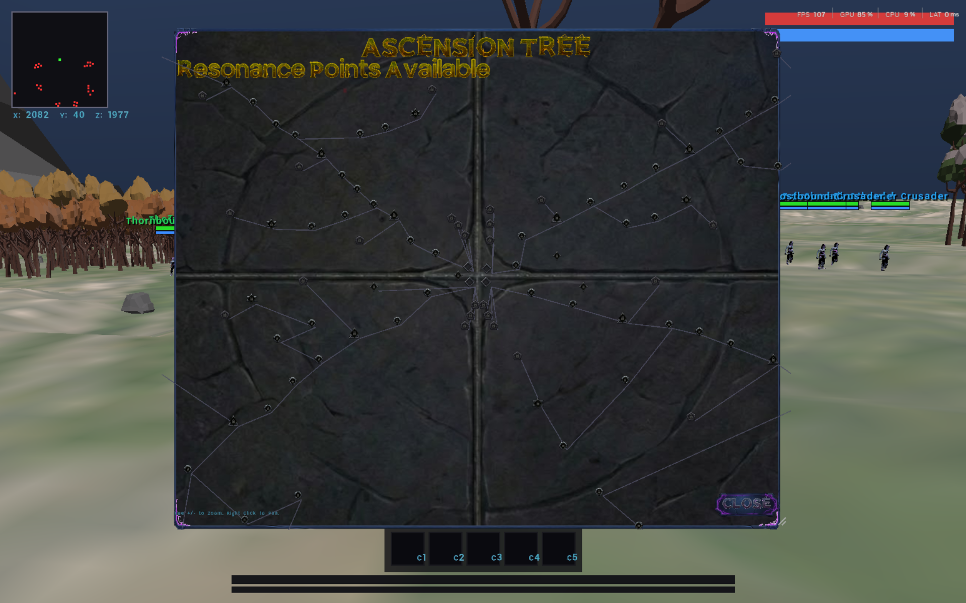 RiftForged Ascension Tree UI